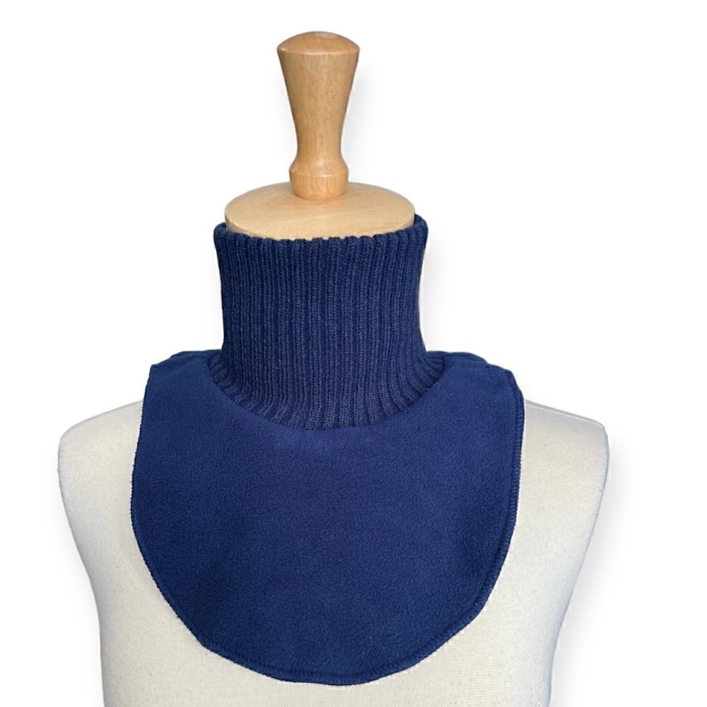 Hot paws solid Black and Blue turtleneck Kids collar wear. size 2-6yrs